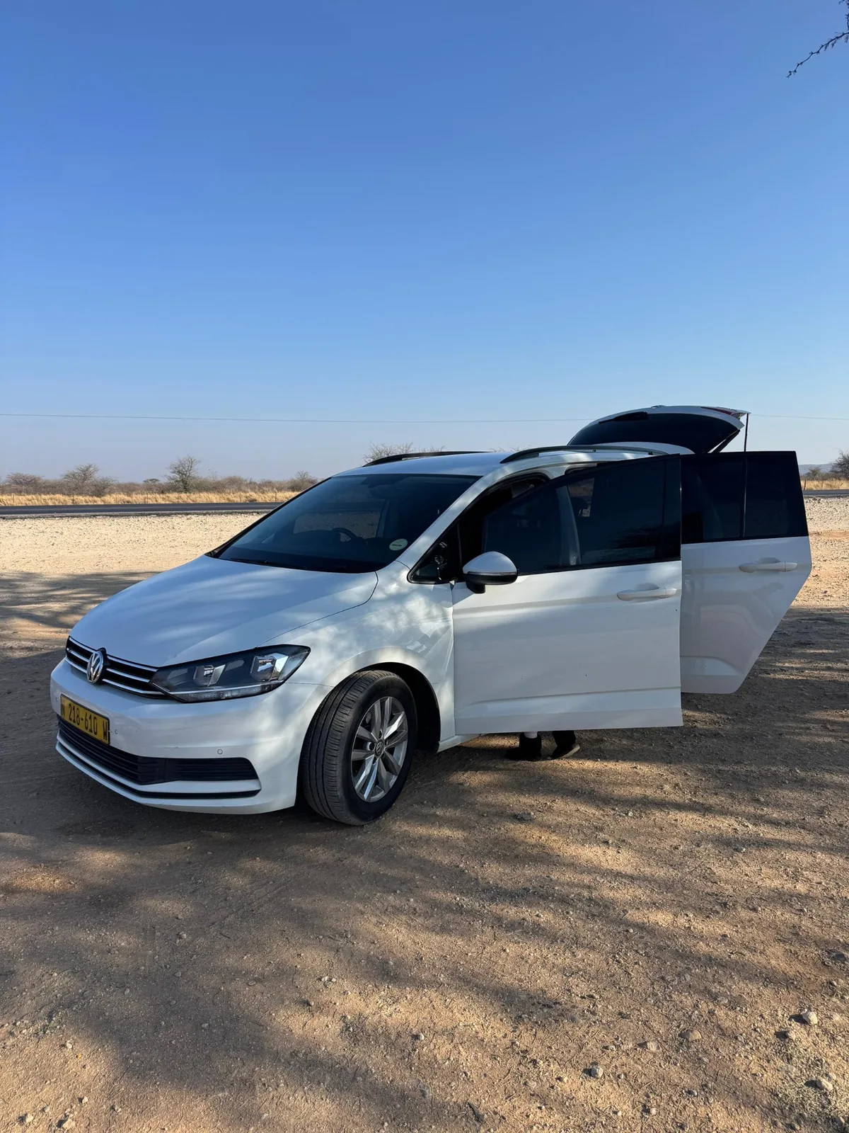 Volkswagen Touran rental car in Namibia — photo 4